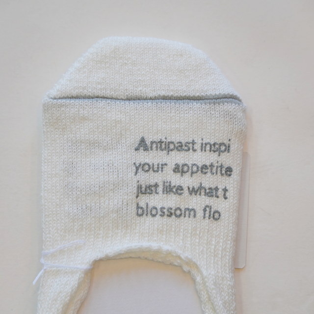 ANTIPAST (�A���e�B�p�X�g) / LETTER COVER SOCKS�y3�F�W�J�z #HA-17BS(3)