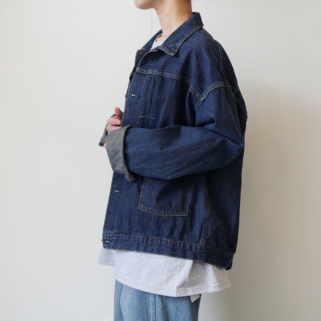 chimala(�`�}��) /UNISEX AMOSKEAG SELVEDGE DENIM SHORT JACKET #CS41-JT12(3)