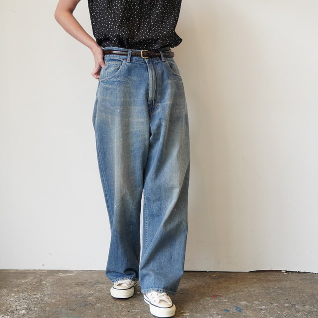 chimala(�`�}��) / WOMEN'S 13OZ SELVEDGE DENIM RANCH PANTS #CS41-WP12(3)