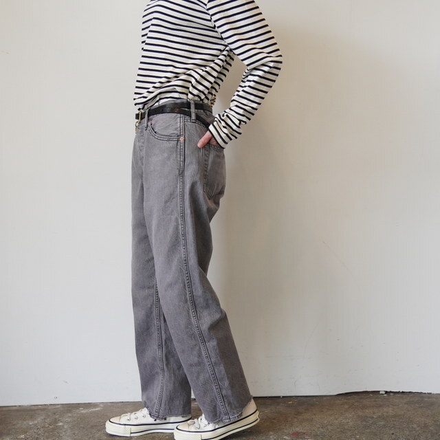 chimala(�`�}��) / WOMEN'S NEP WEFT 13OZ ELVEDGE DENIM WIDE TAPERED CUT #CS41-WP01C(3)