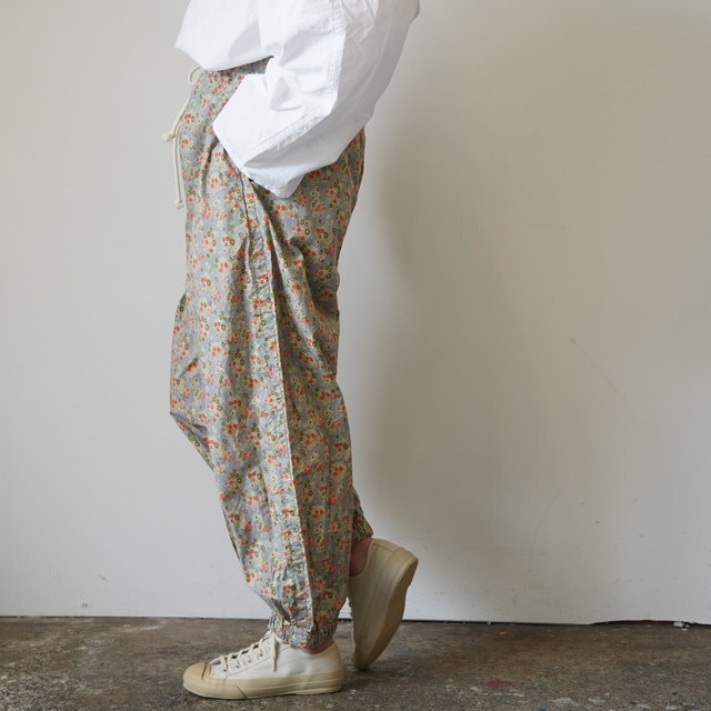 SONO(�\�m) JAME JOGGER PANTS Dusty Blue Floral#1048 26SS(3)