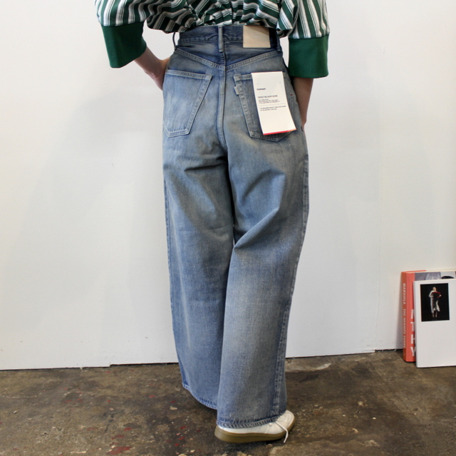 Graphpaper(グラフペーパー) Selvage Denim Two Tuck Wide Pants_GL221-40244B【K】(4)