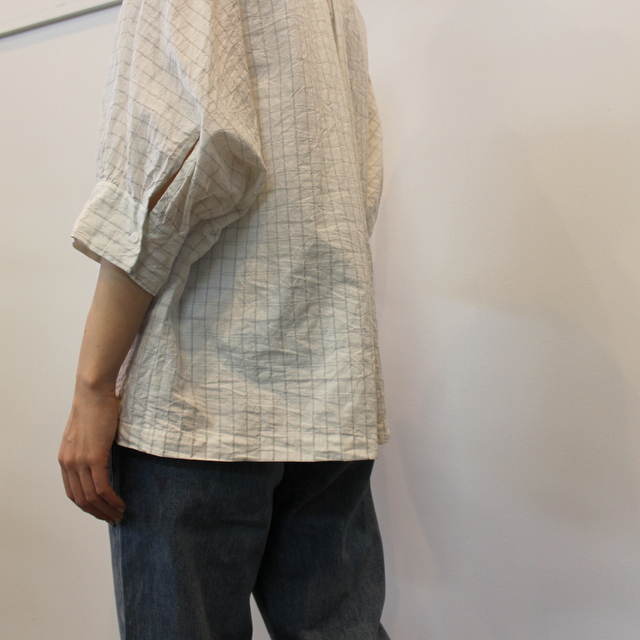 【22ss】TOUJOURS(トゥジュー)  lantern sleeve sack shirt#TM36GS01(4)