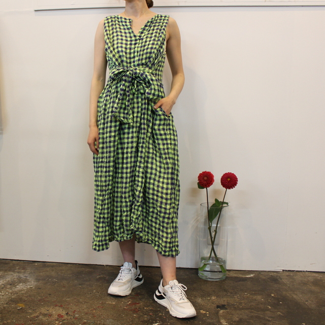 【22ss】DANIELA GREGIS(ダニエラ グレジス) scamiciato sleeveless dress#A383AGWL71111(4)