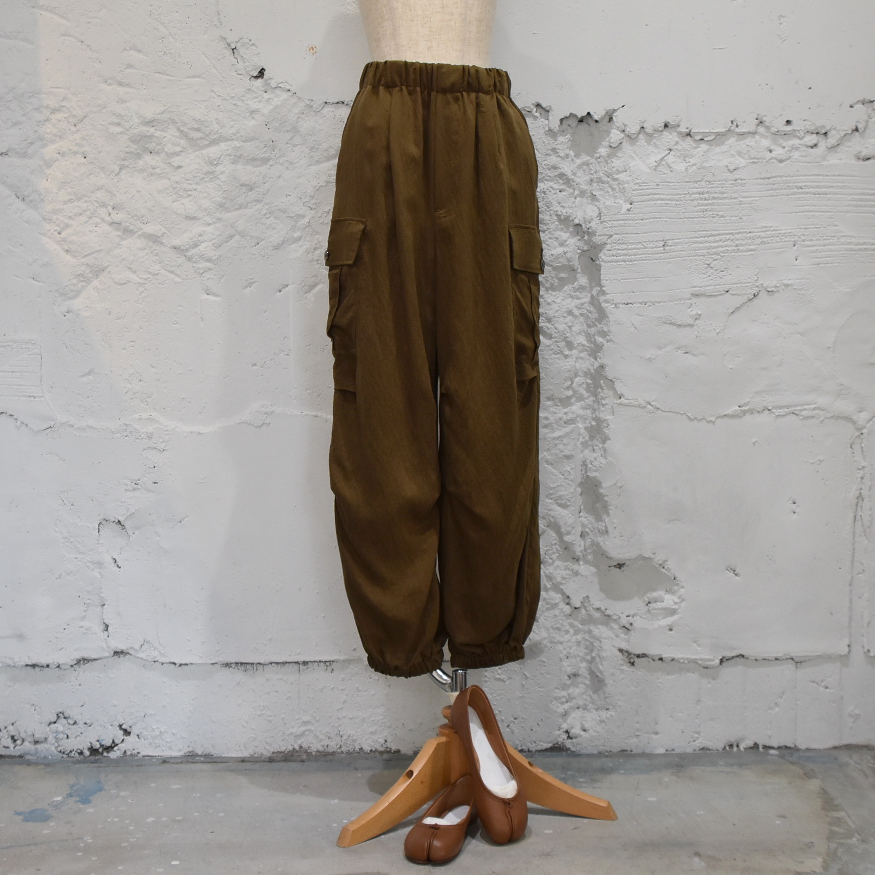 低価超歓迎】 SACRA サクラ SHEER CLOTH CARGO PANTS シアークロス