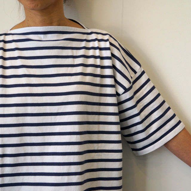 TOUJOURS(トゥジュー) / Boat Neck Half Sleeve Shirt#EM34XC07(4)