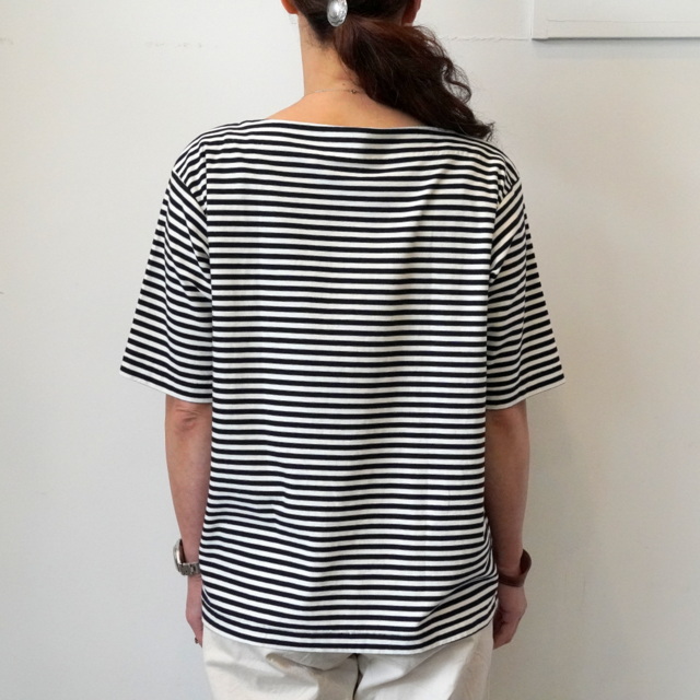YAECA(ヤエカ) ボートネックTシャツストライプ #83026(4)