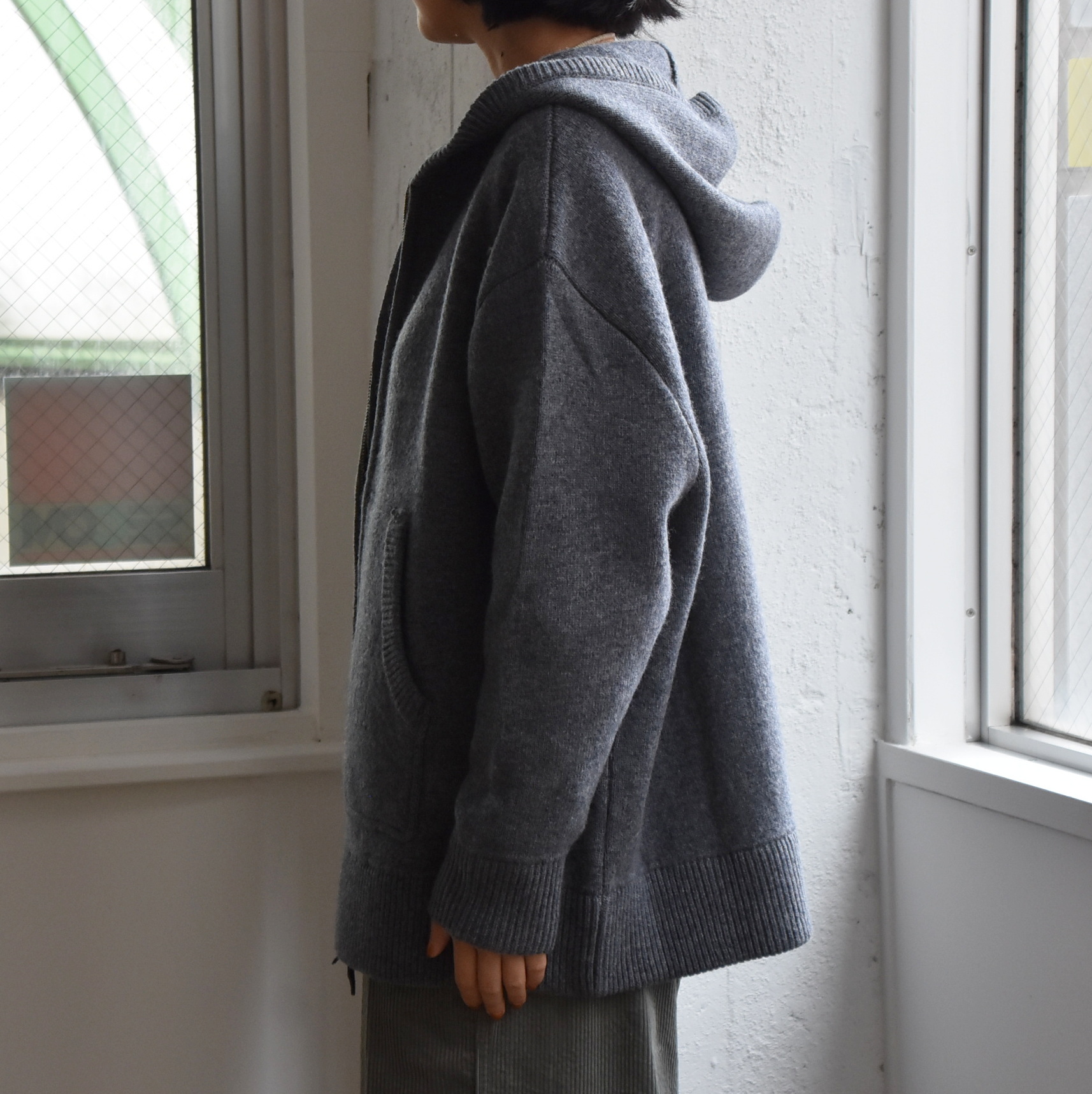 Kristensen DU NORD(NXeZhDmh) /   WOOL HOODIE  #I-335-AA(4)