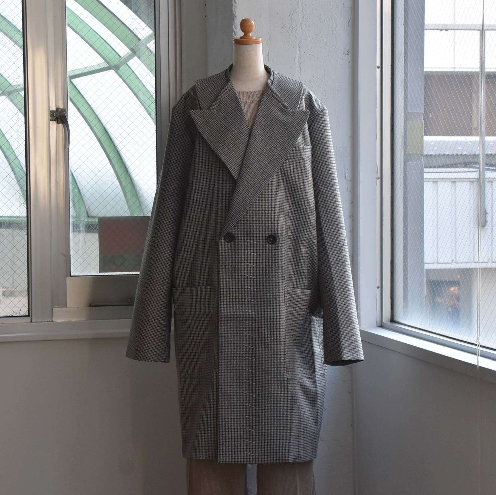 SOFIE D'HOORE(\tB[h[) / Long coat with removable collar #CERES-AA(4)