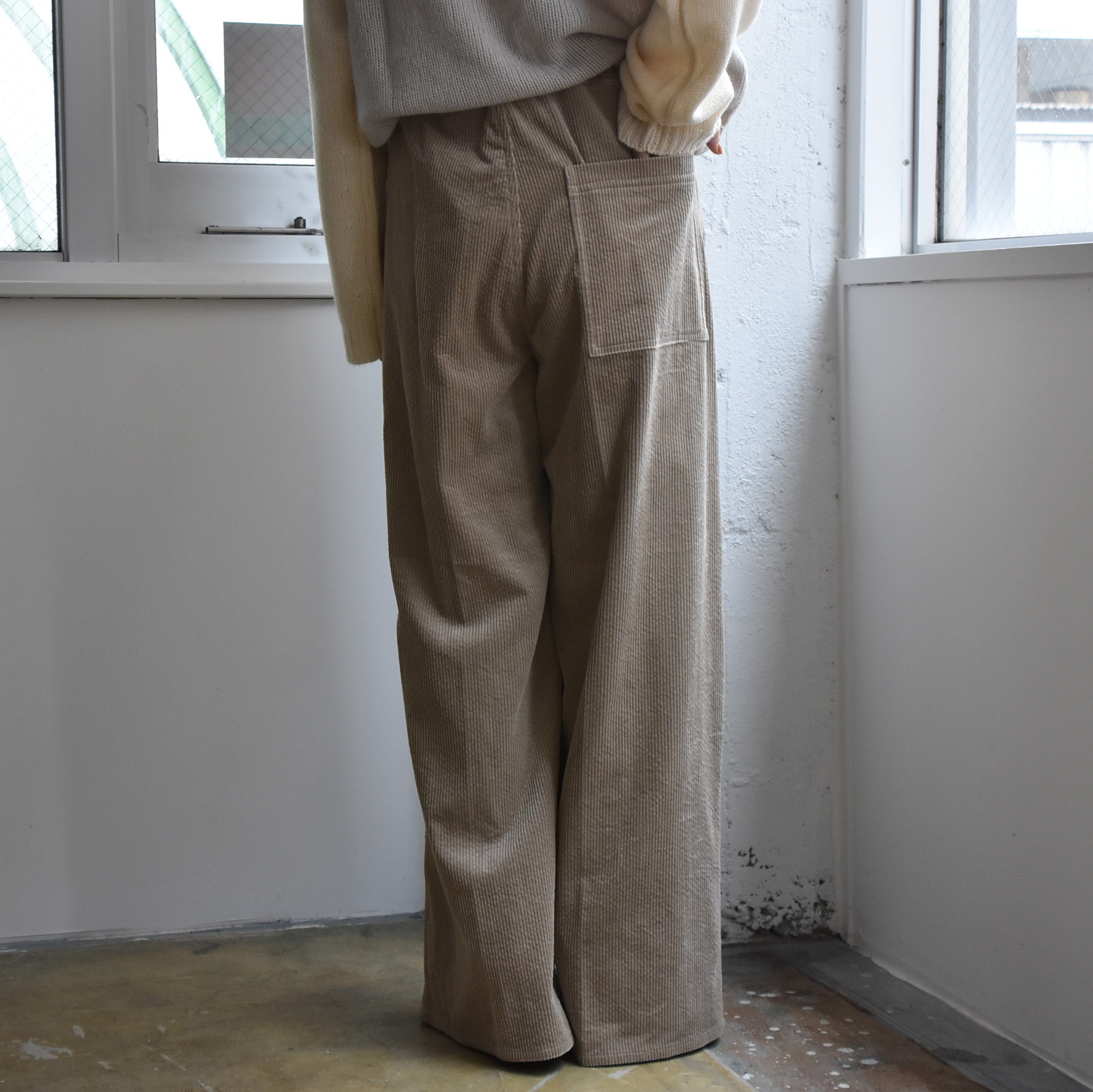 SOFIE D'HOORE(\tB[h[) / Casual wide pants with drawstring waisty2FWJz #PISTIS-AA(4)