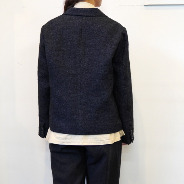 SARAH(T) LINEN WOOL TWILL JACKET #C60230(4)