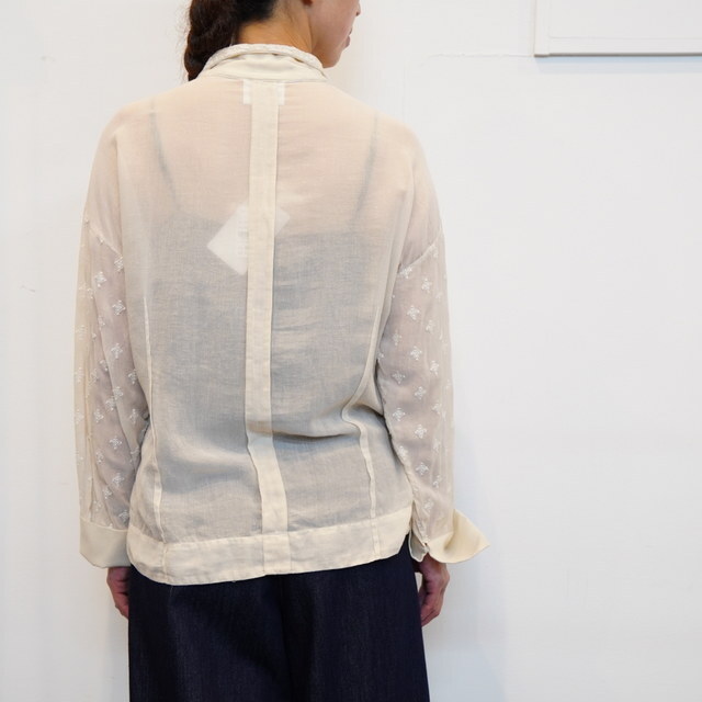 ANTIPAST(AeBpXg) / G-DYED EMB BLOUSE #DEB7(4)