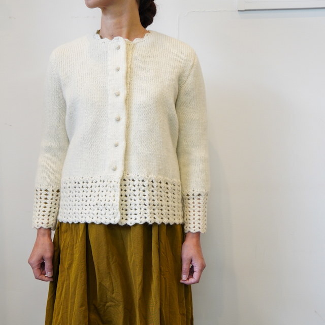 DANIELA GREGIS(_jG OWX) giacca legaccio hand-knitted jacket alce#MMG231WO(4)