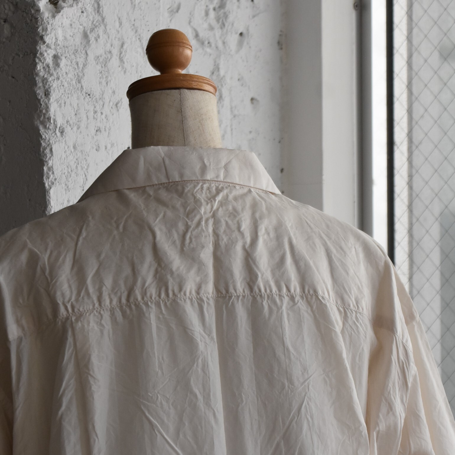 TOUJOURS(gDW[) / Open Collar Short Sleeve Frill Shirt #MM42GS01-AA(4)