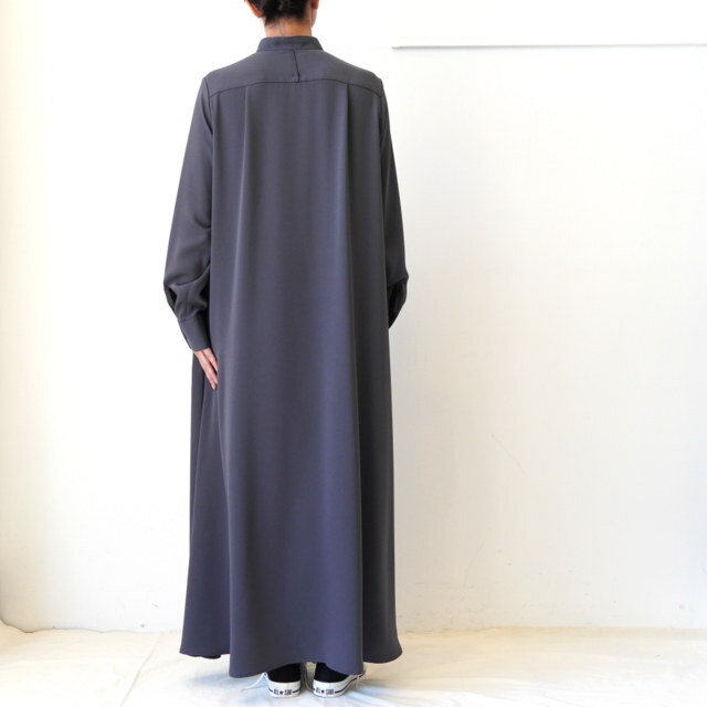 Graphpaper(Oty[p[) Satin Band Collar Dress #GL253-60095B(4)