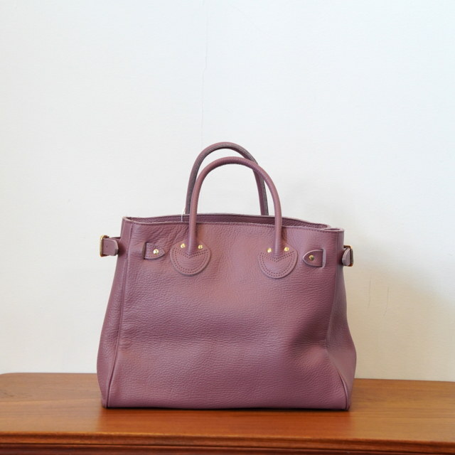 YOUNG&OLSEN(OAhI[Z) EMBOSSED LEATHER BELTED TOTE S#YO2503-GD011(4)