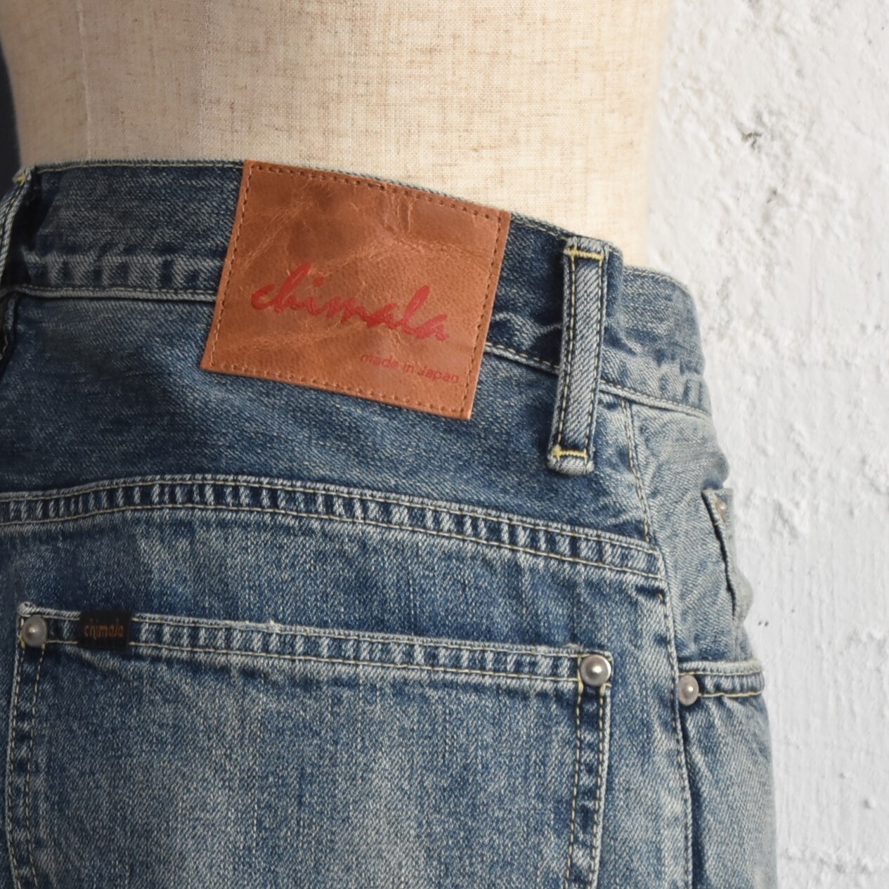 chimala(`}) / SELVEDGE DENIM BAGGY CUT #CS40-WP03-AA(4)