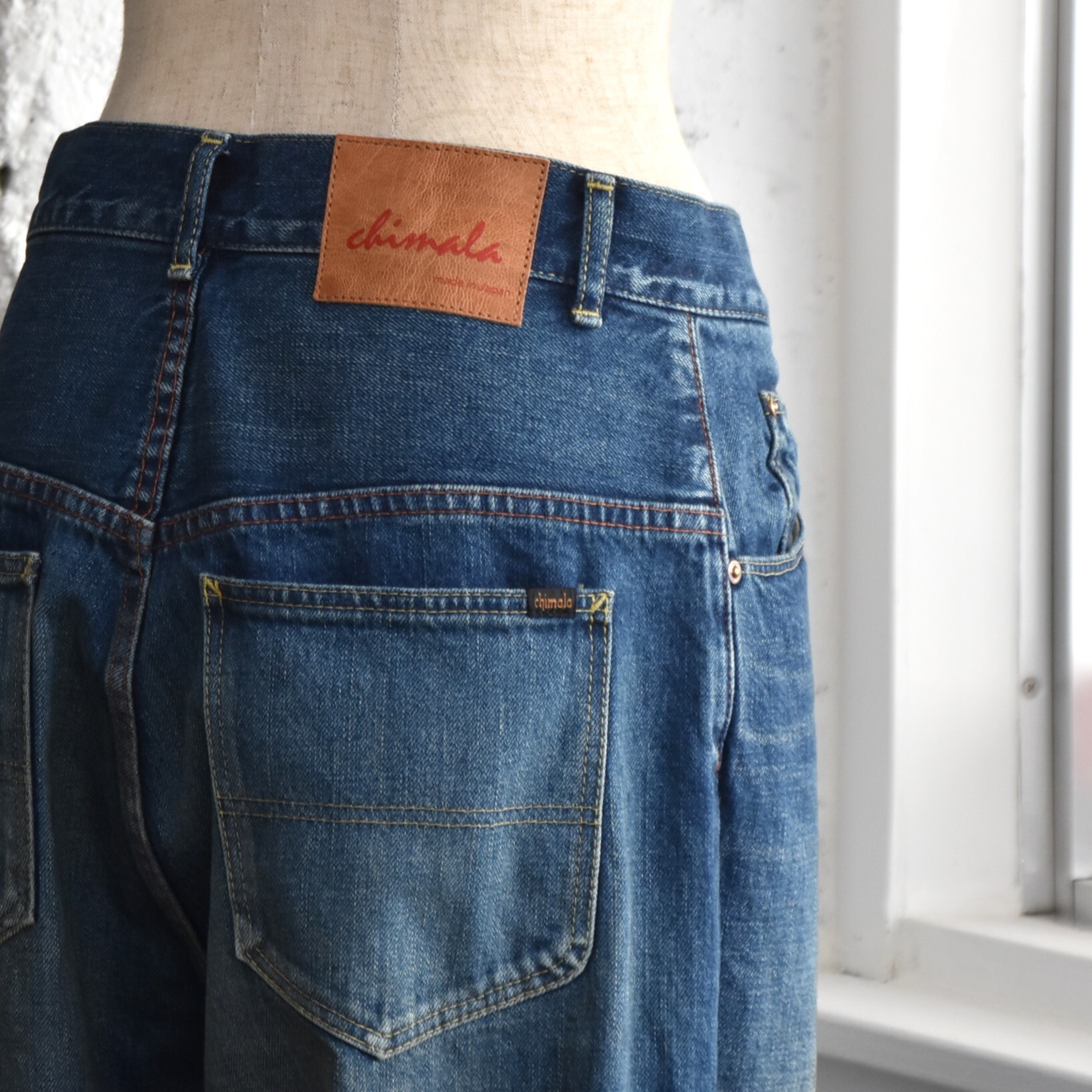 chimala(`}) / SELVEDGE DENIM RANCH PANTS #CS40-WP12-AA(4)