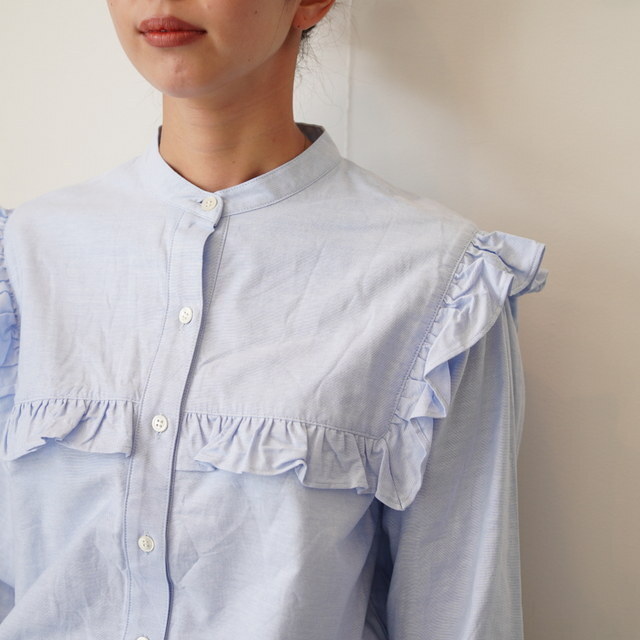 dahl'ia(_A) OX FRILL L/S BLOUSE #DBL-357OX(4)