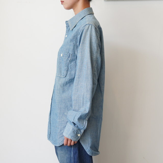 chimala(`}) CHAMBRAY SHIRT#CS22-S11A(4)