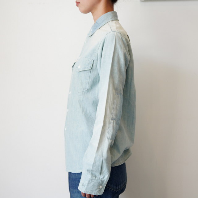 chimala(`}) CHAMBRAY SHIRT#CS19-S11A(4)