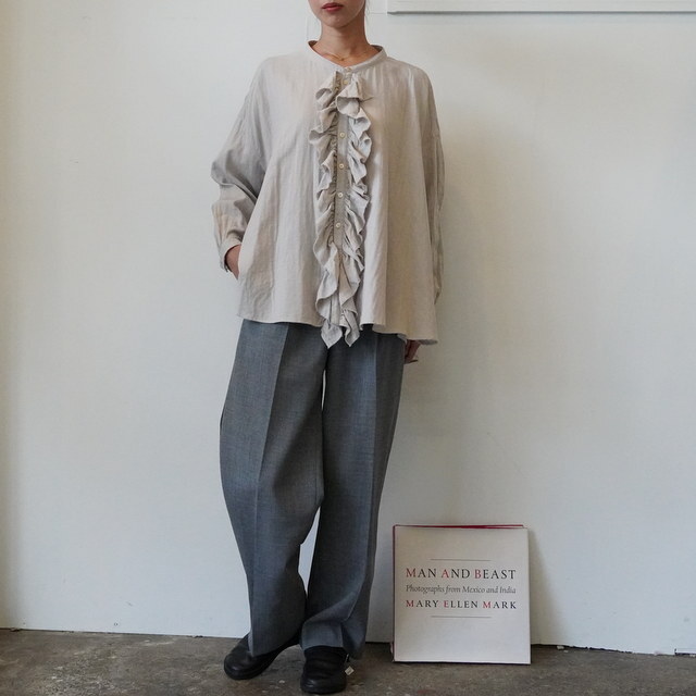 suzuki takayuki(XYL^JL) ​​​​​​​RUFFLED BLOUSE #A261-16(4)