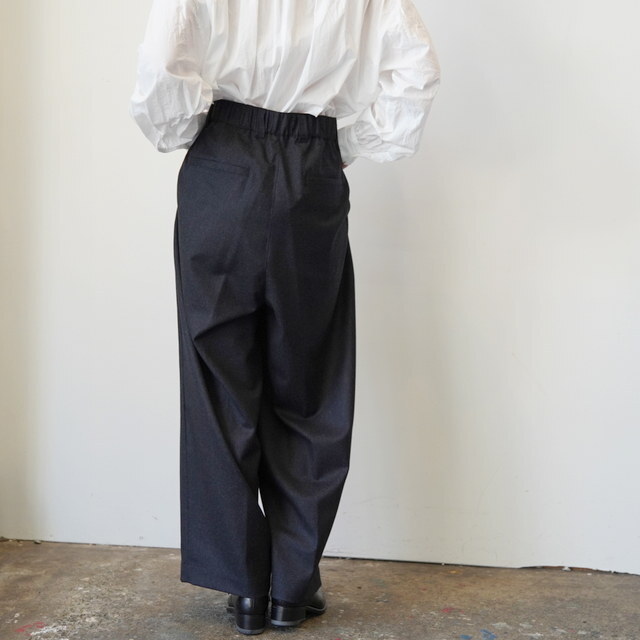 TOUJOURS(gDW[) / 2 In-pleat Baggy Pants #YM43KP03(4)