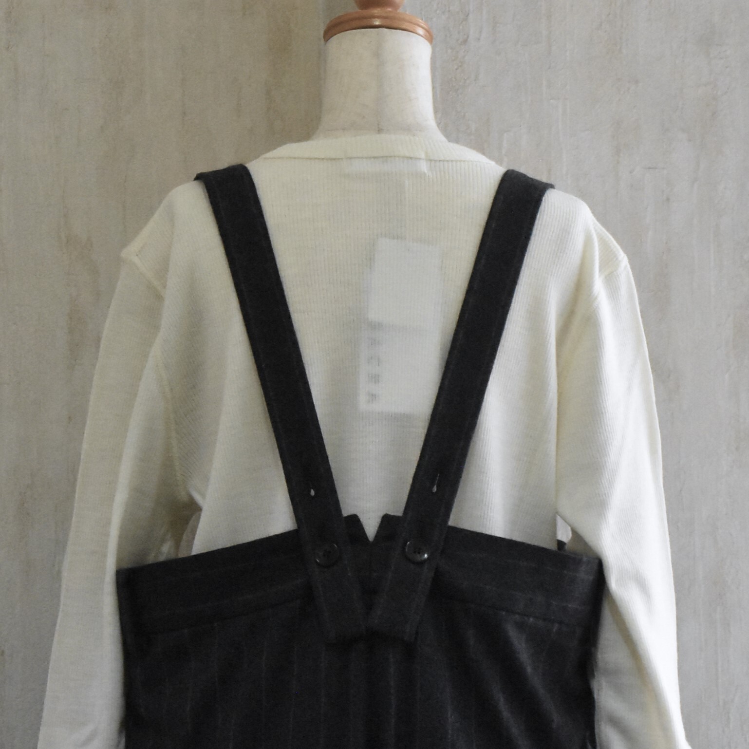 SACRA (TN) / CASHMERE FLANO STRIPE SALOPETTE #125506051-AA(4)