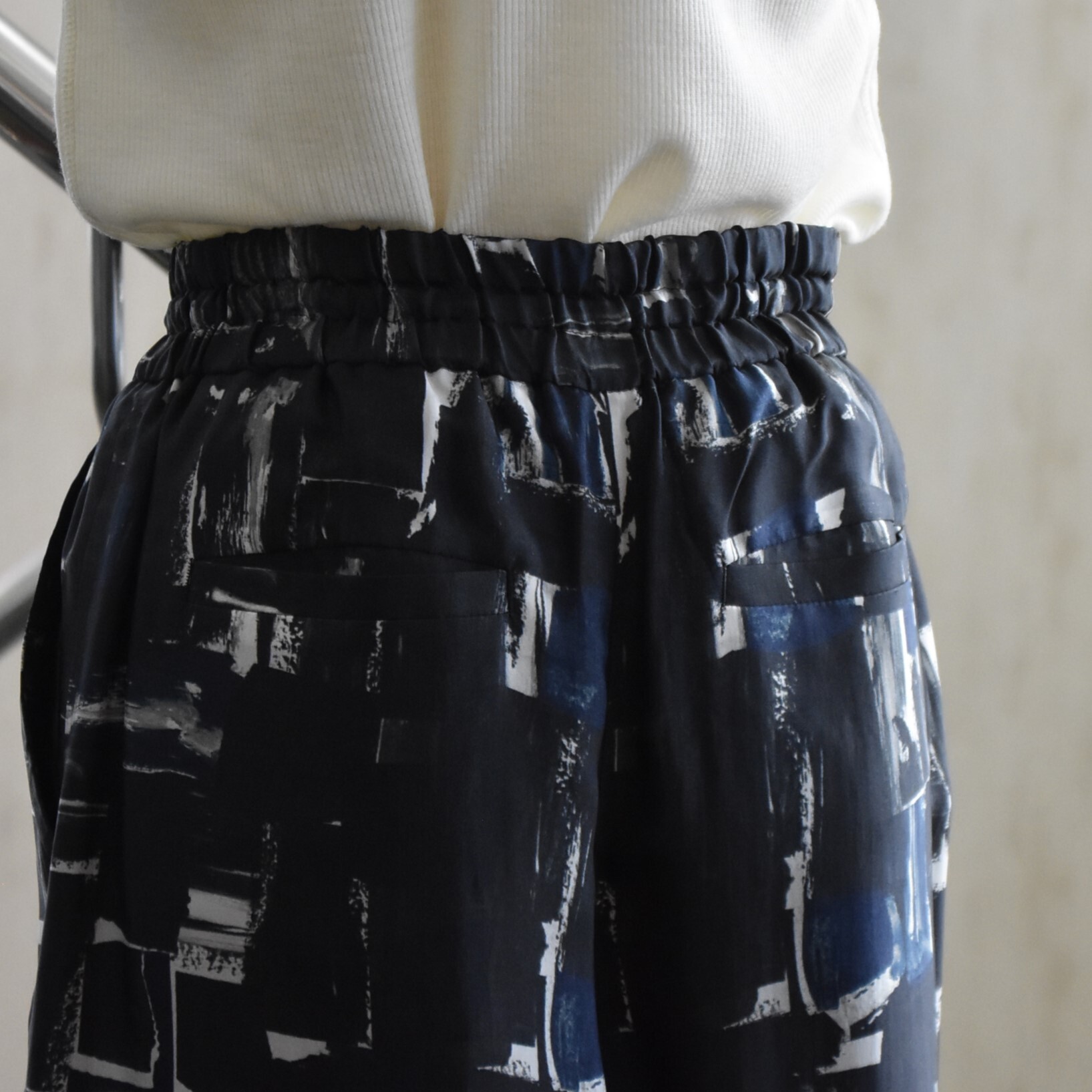 SACRA (TN) / BRUSH PAINTING PANTS #125510112-AA(4)