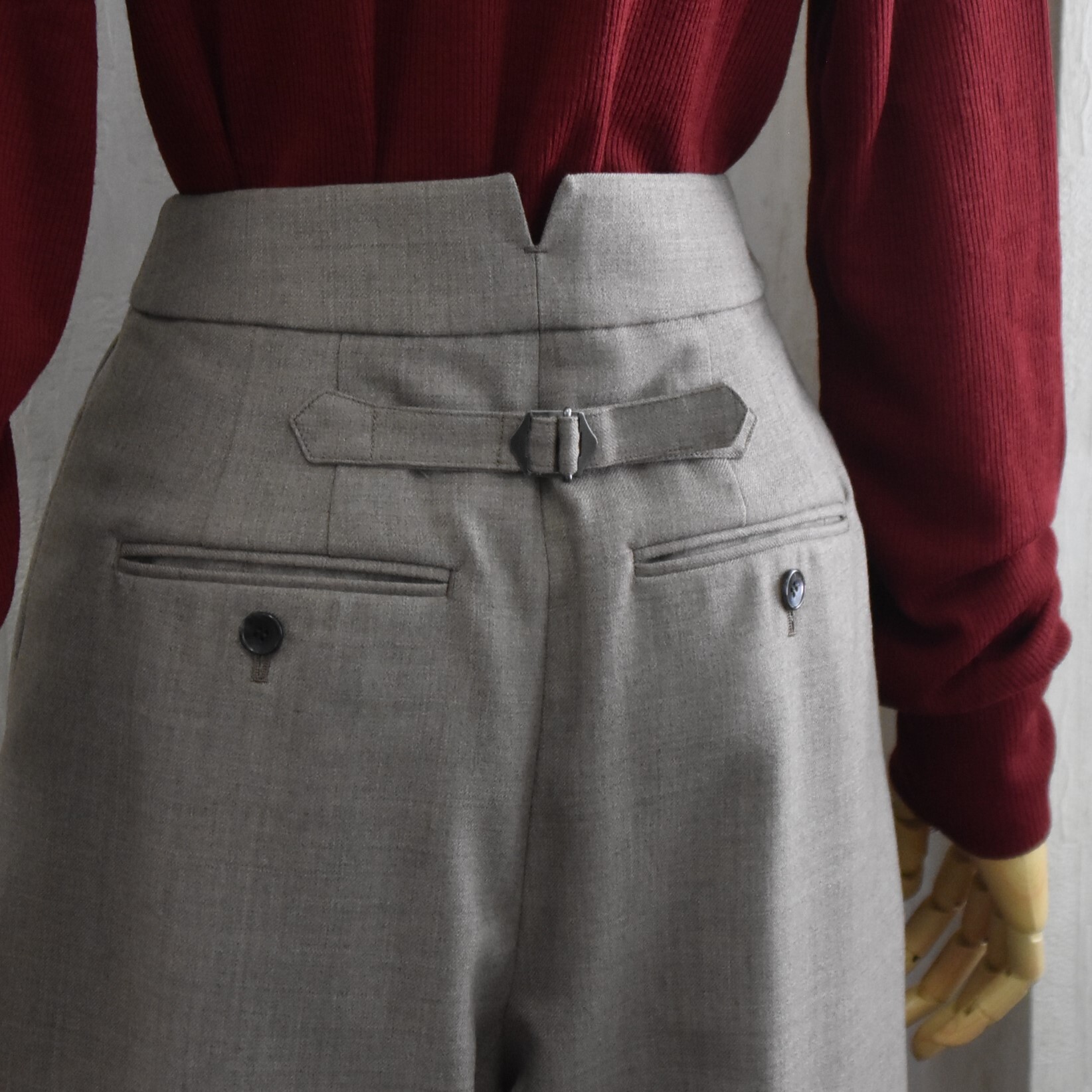 SACRA (TN) / H.COUNT WORSTED SERGE PANTS #125515112-AA(4)