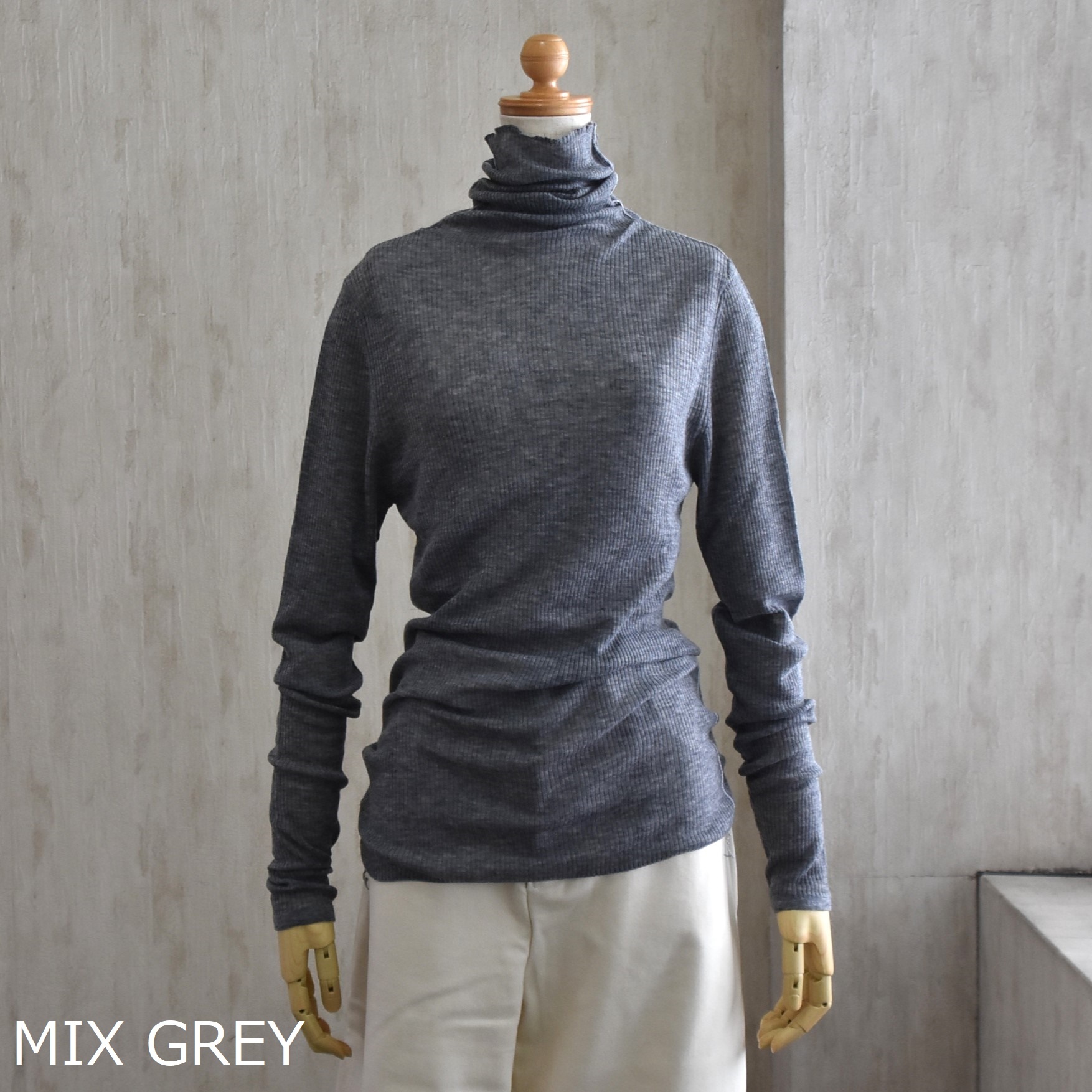 ANTIPAST(AeBpXg) / WOOL RIB KNIT POy3FWJz #FC437A-AA(4)