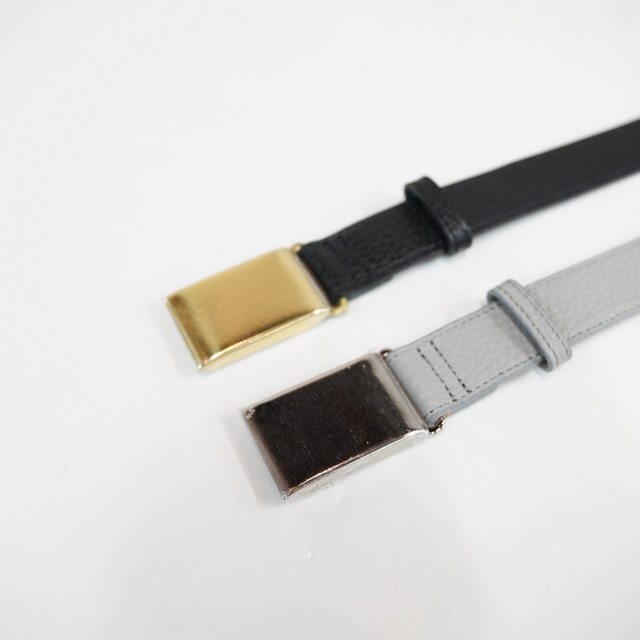 Scye(�T�C) Shrink Leather Box Buckle Belt #3326-31353(4)