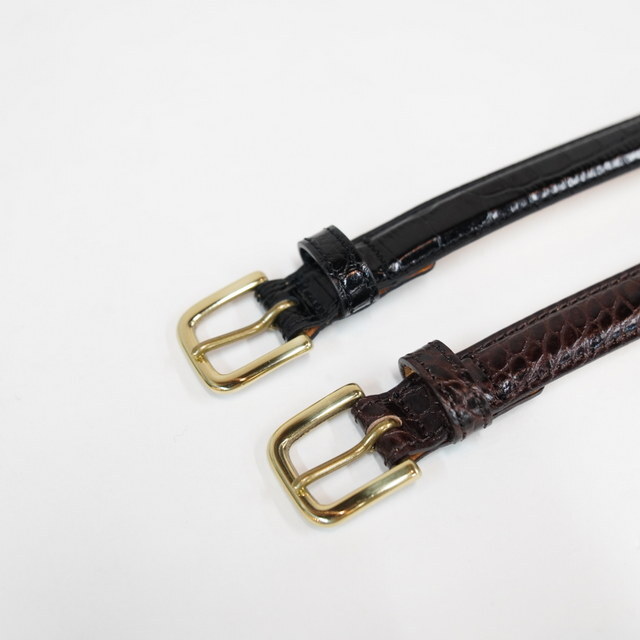 Scye(�T�C) Press Croco Dress Belt #3326-31309(4)