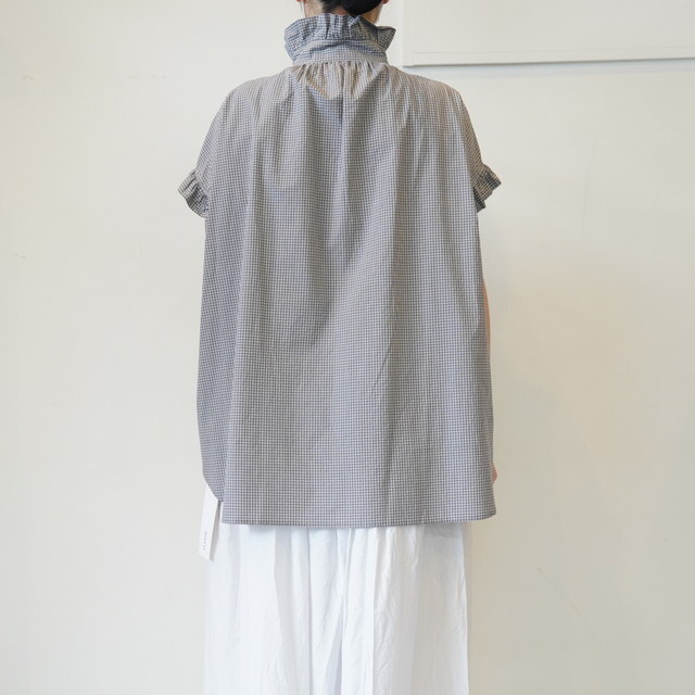 dahl'ia(�_���A) FRILL N/S BL CHECK  #DBL-364CH(4)