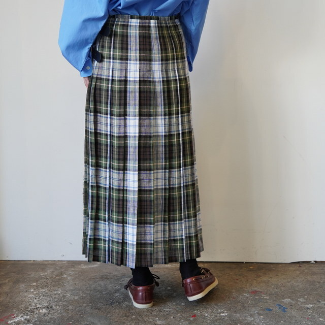 ONEIL OF DUBLIN(�I�j�[�� �I�u �_�u����) LOW WAIST ACCORDIONLO LONG KILT LENGTH #NOD2601(4)