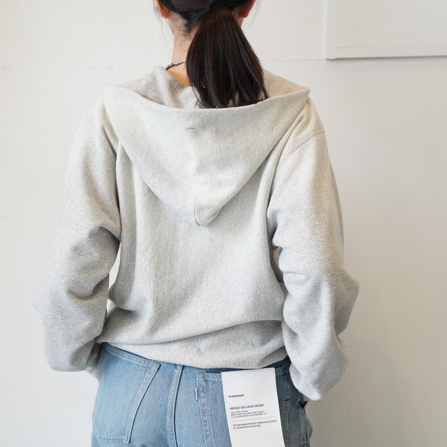 YLÉVE(�C���[��) ORGANIC COTTON SUN FADED SWEAT HOODIE #168-6166001(4)