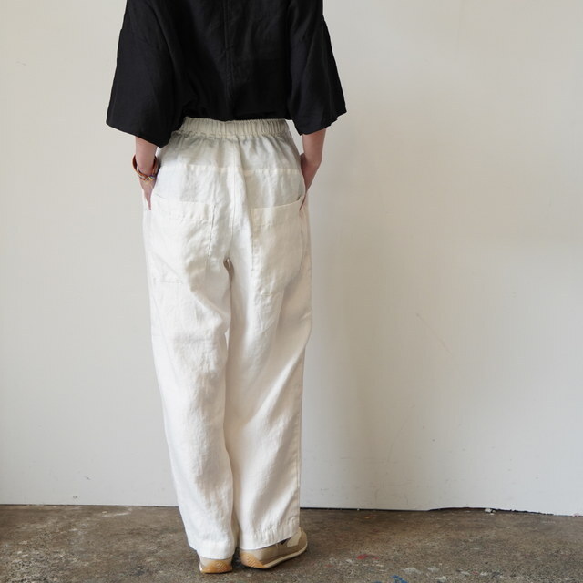 SARAH(�T��) BALLOON PANTS LINEN TWILL�y3�F�W�J�z #C30565(4)
