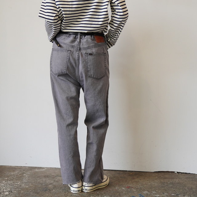 chimala(�`�}��) / WOMEN'S NEP WEFT 13OZ ELVEDGE DENIM WIDE TAPERED CUT #CS41-WP01C(4)