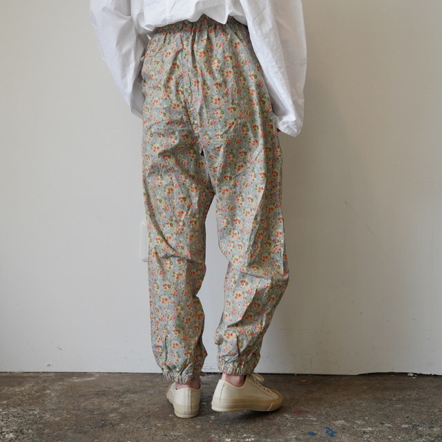 SONO(�\�m) JAME JOGGER PANTS Dusty Blue Floral#1048 26SS(4)