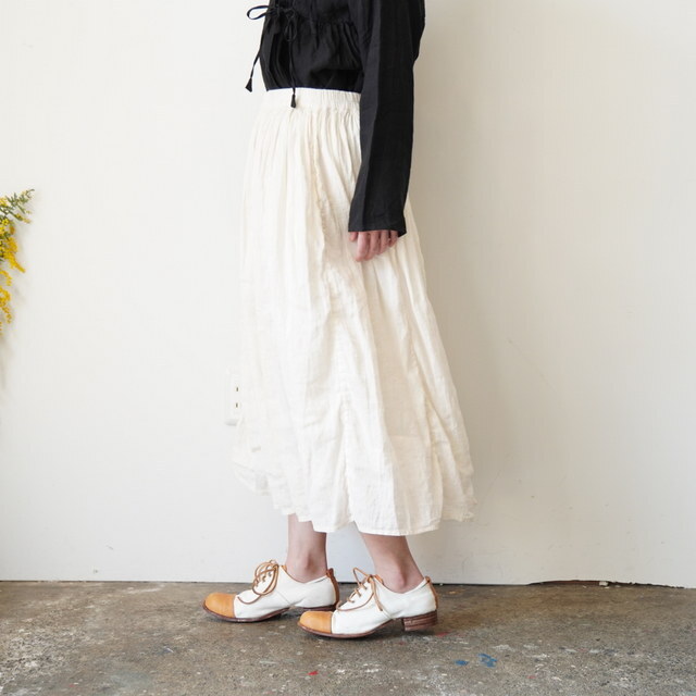 maison de soil(���]���h�\�C��)  GATHERED SKIRT #INMDS26012D(4)