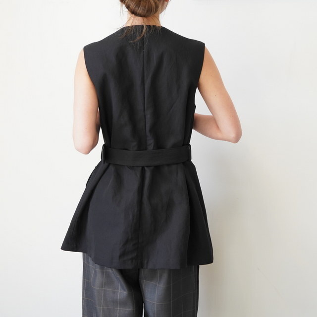 BOWTE(�o�E�g) COTTON LINEN BOILE SLEEVELE TO #261-01-0009(4)