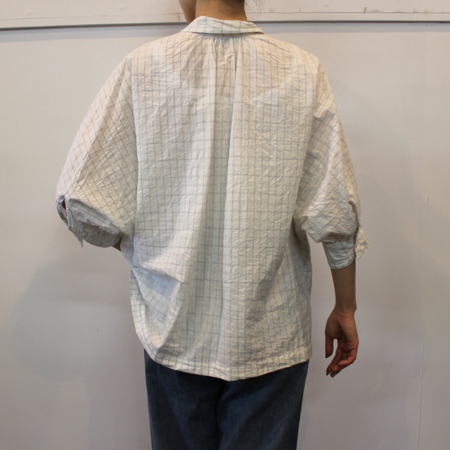 【22ss】TOUJOURS(トゥジュー)  lantern sleeve sack shirt#TM36GS01(5)