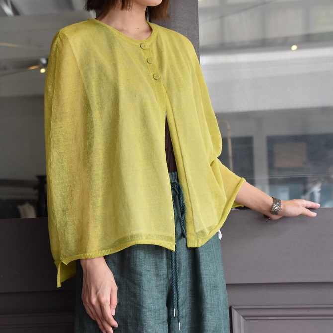 【30% off sale】ANTIPAST(アンティパスト)  KNITTED PONCHO WITH LACE #VE194(5)
