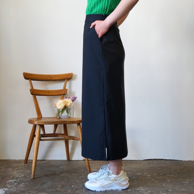 Graphpaper(グラフペーパー)STRETCH DOUBLE SATIN SKIRT_GL231-40065(5)
