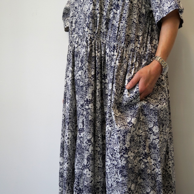 TOUJOURS(トゥジュー) / SHORT SLEEVE CLASSIC GATHERED DRESS#YM38FD01(5)