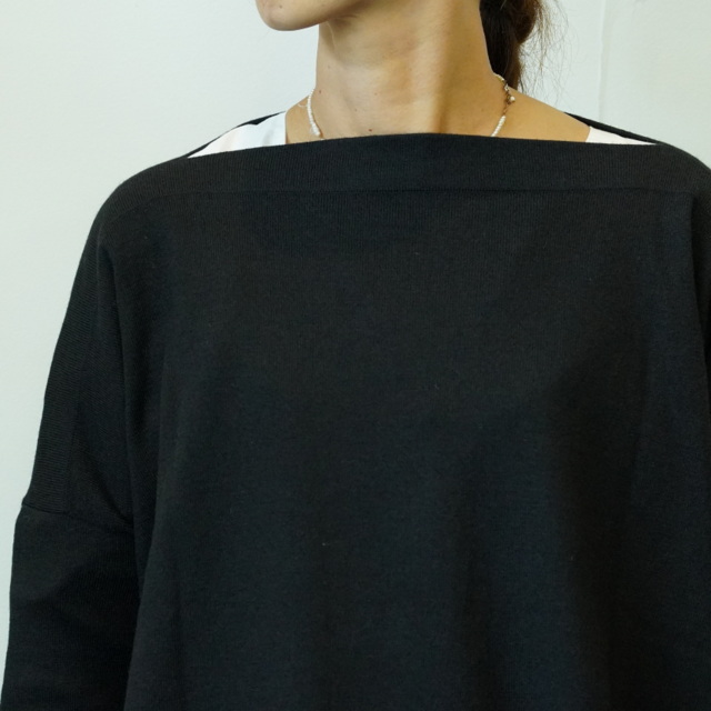 DANIELA GREGIS(ダニエラ グレジス)  boatneck sweater classica#MB1PW4413F(5)