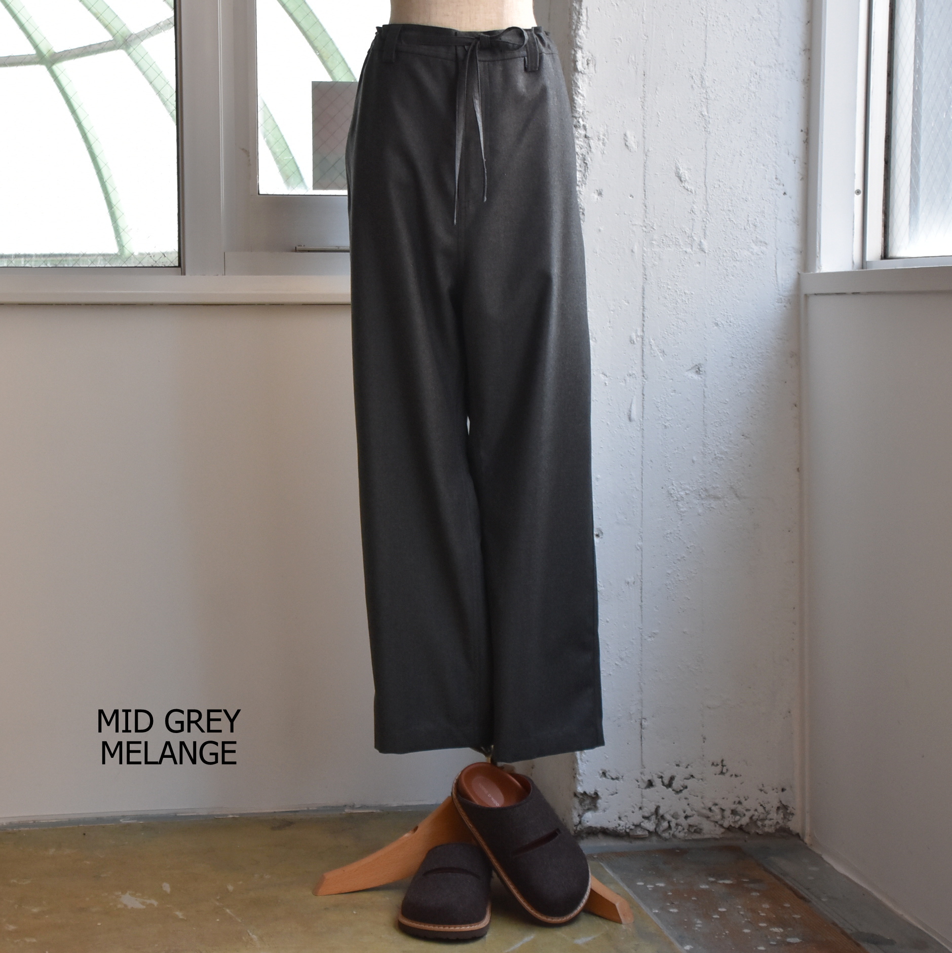 SOFIE D'HOORE(ソフィードール) / Low crotch pants with zip and drawstring【2色展開】(5)