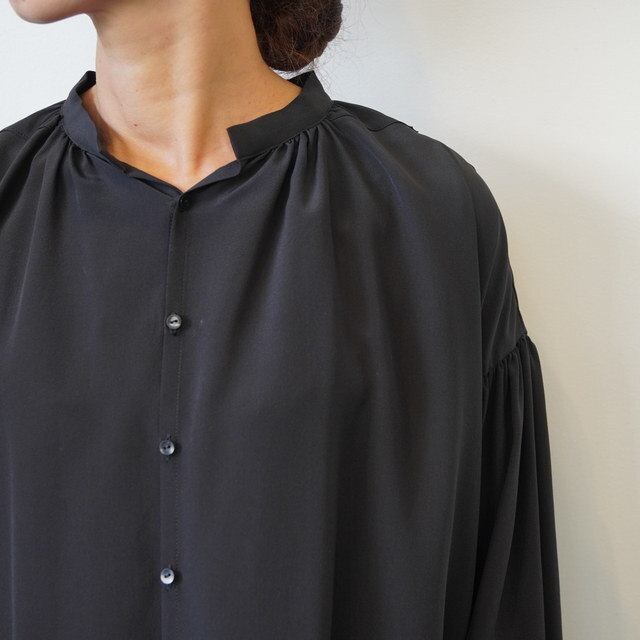 humoresque([XN) gather blouse silk#GAT2202(5)