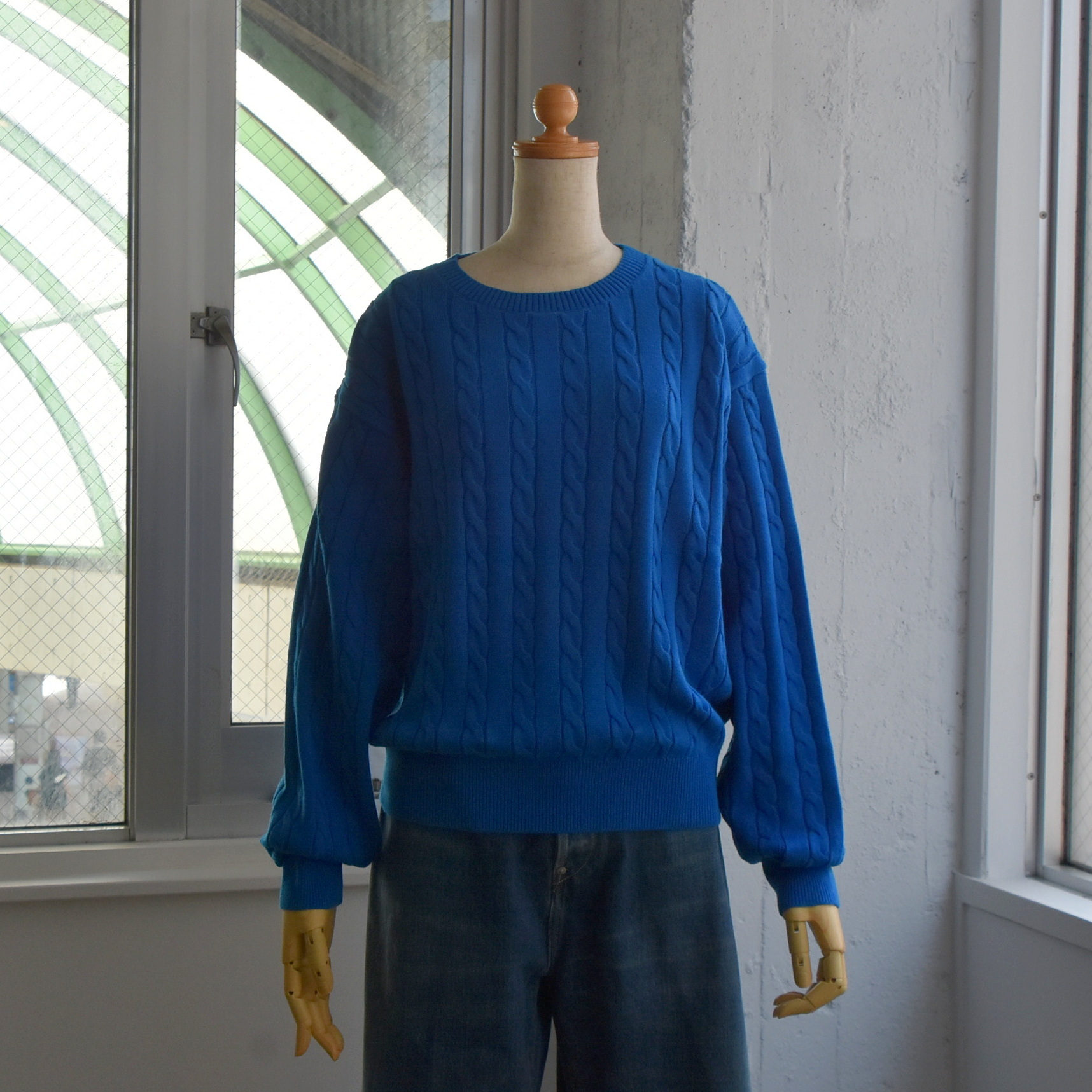 THE SHINZONE(U V][) / COTTON CASHMERE CABLE KNIT #24AMSNI06-AA(5)