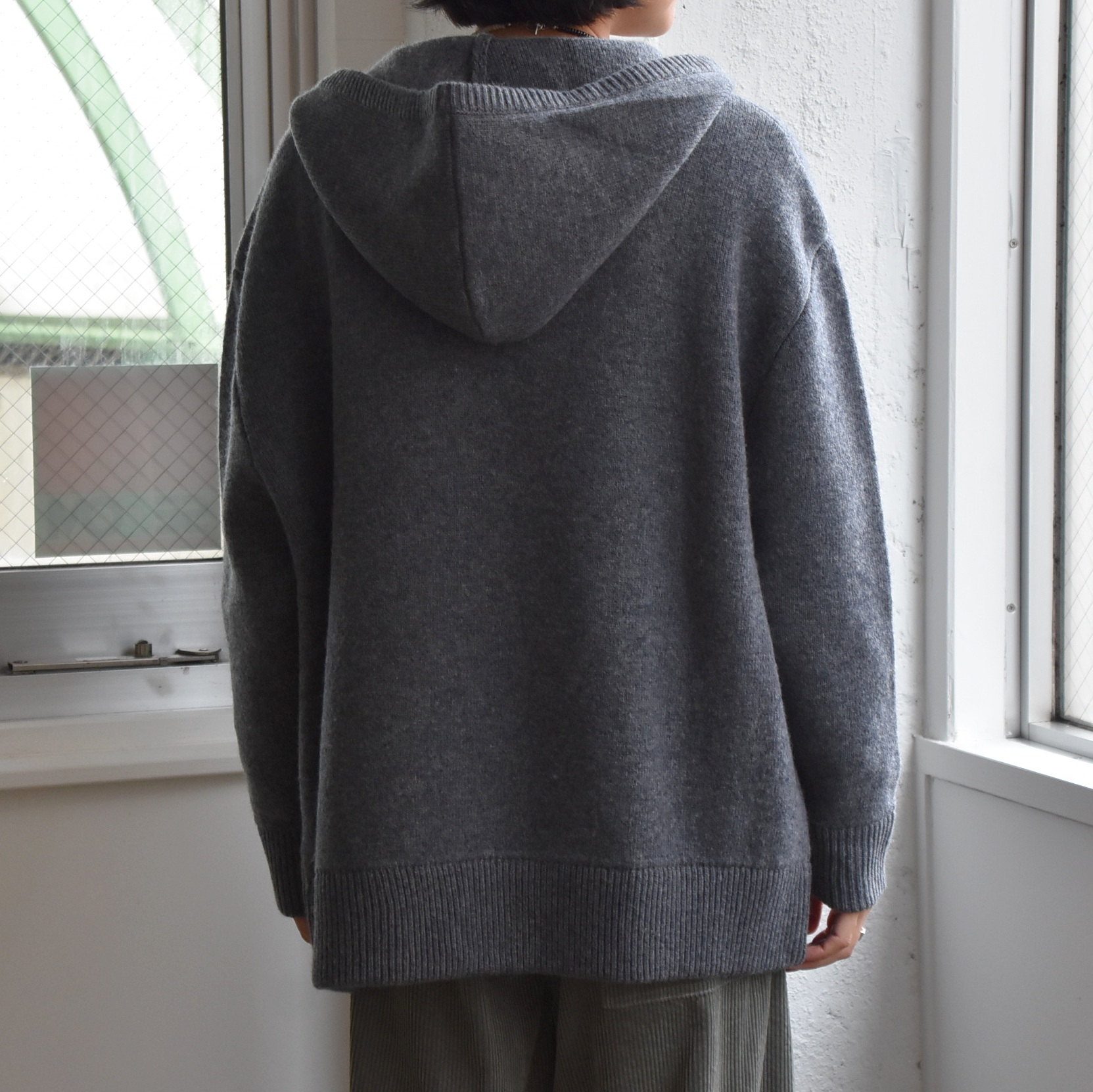 Kristensen DU NORD(NXeZhDmh) /   WOOL HOODIE  #I-335-AA(5)